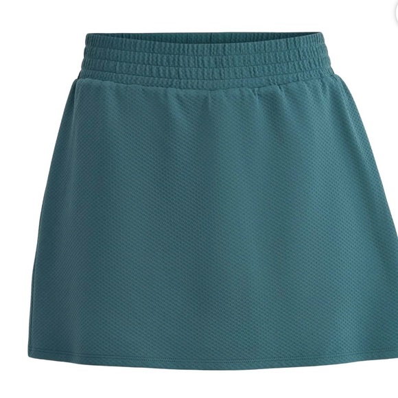 Athletic works Teal Women's mesh Skort - Picture 2 of 4
